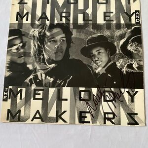 Ziggy Marley and the Melody Makers signed autographed vinyl record reggae